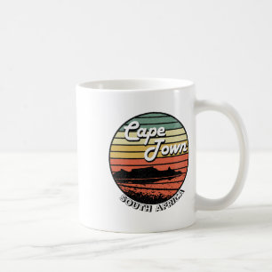 Caneca De Café Mesa do Cabo Montanha África do Sul Vintage