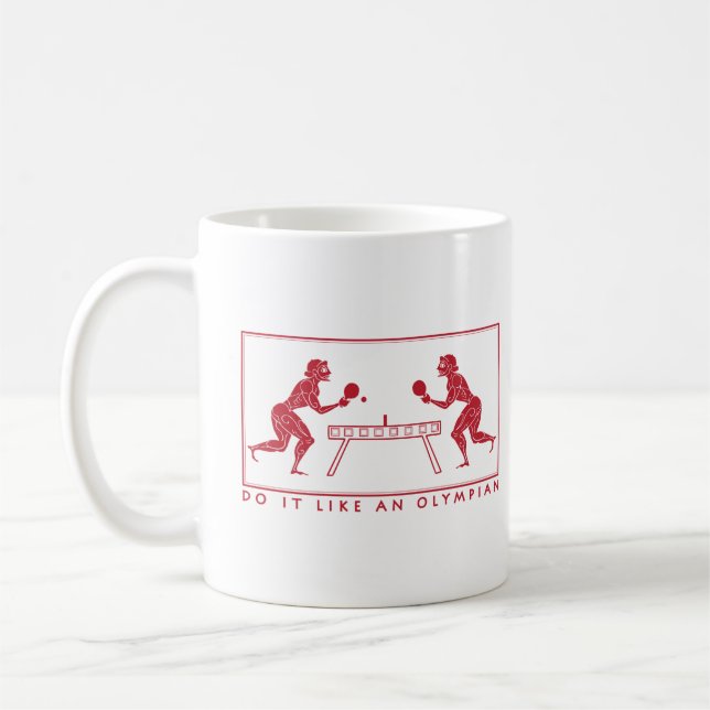 Caneca De Café Mesa dos Antigos Olimpíadas Modernos (Esquerda)