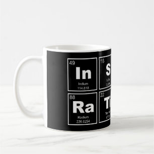 Caneca De Café Mesa periódica química de elementos: InSPIRTiON