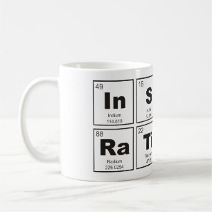 Caneca De Café Mesa periódica química de elementos: InSPIRTiON