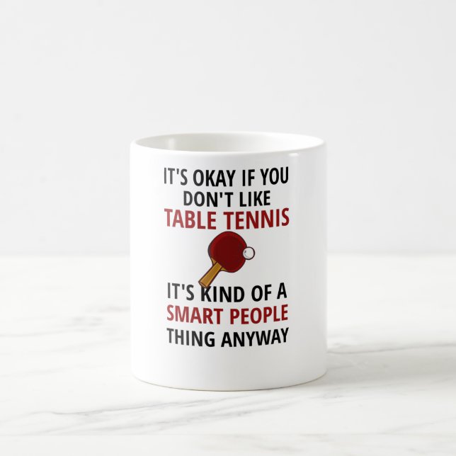 Caneca De Café Mesa Player Presente Ping Pong Coach Paddle (Centro)