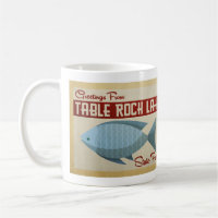 Mesa Rock Lake Fish Viagens vintage