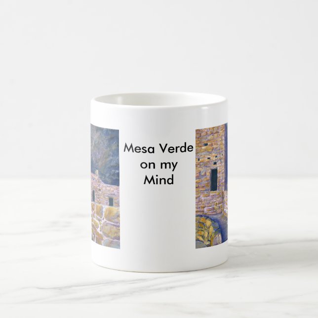 Caneca De Café Mesa Verde, belas artes de Colorado (Centro)