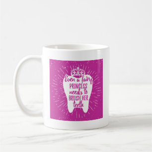 Caneca De Café Mesmo dentes feericamente da princesa Necessidade