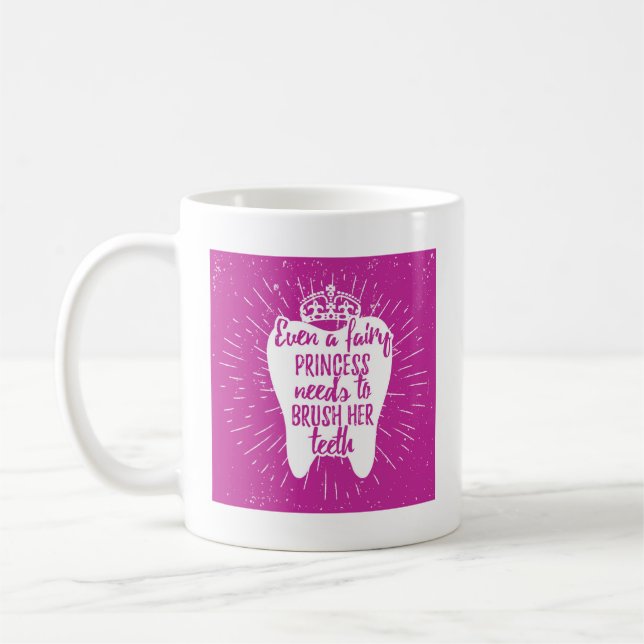 Caneca De Café Mesmo dentes feericamente da princesa Necessidade (Esquerda)