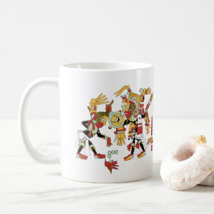 Caneca de café Mesoamerican maia antiga da arte