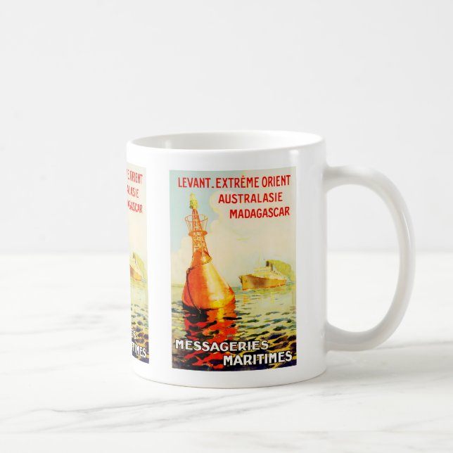 Caneca De Café Messagries Maritimes ~ Bouy (Direita)