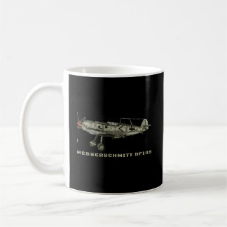 Caneca De Café Messerschmitt Bf 109 Avião alemão da 2ª Guerra Mun