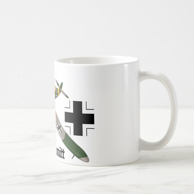Caneca De Café Messerschmitt Bf 109 Luftwaffe (Direita)