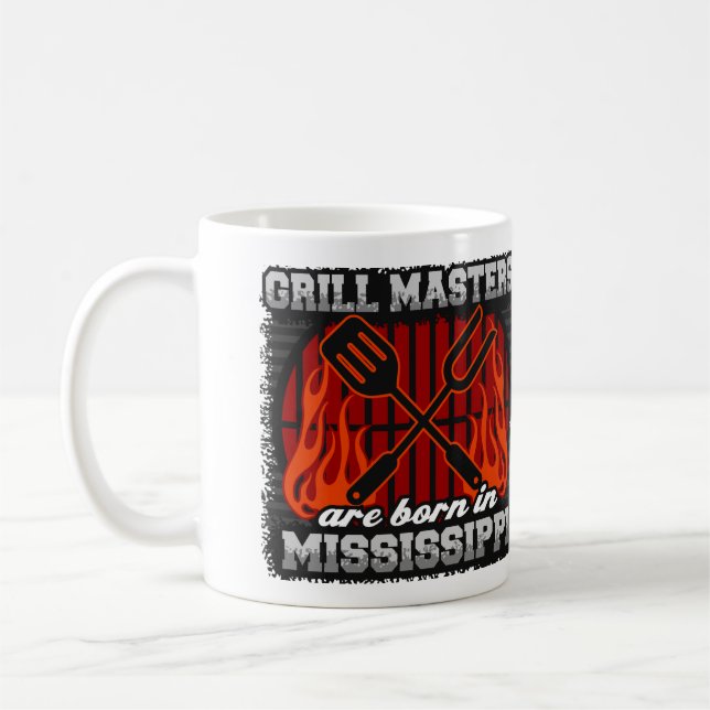Caneca De Café Mestrados de grill são Nasceres no Mississippi (Esquerda)