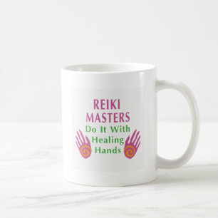 Caneca De Café Mestrados Reiki fazem isso com as mãos curativas