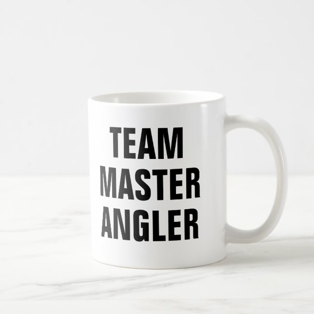 Caneca De Café Mestre Angler da Equipe (Direita)