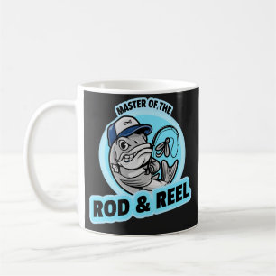 Caneca De Café Mestre da Estrada e da Linha de Pesca
