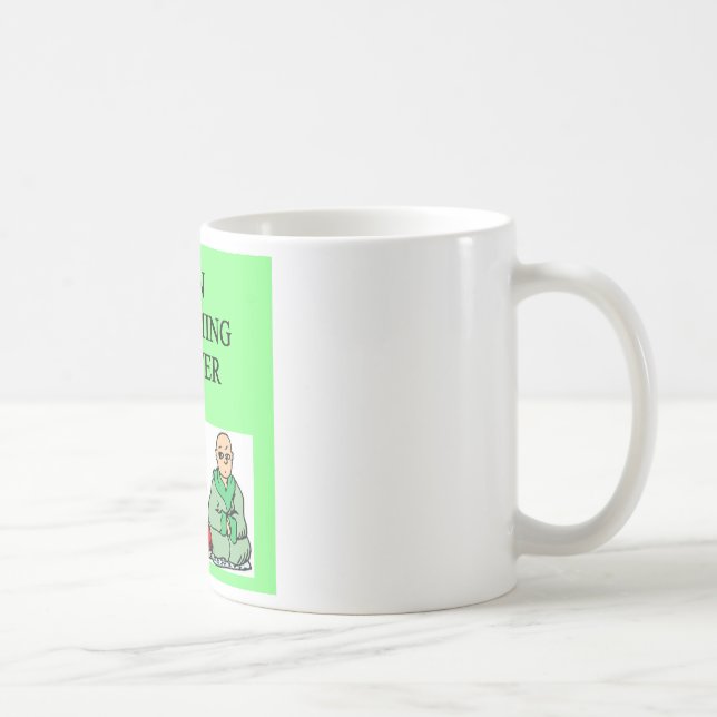 Caneca De Café mestre da natação do zen (Direita)