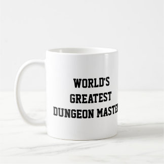 Caneca De Café Mestre do Dungeon do mundo o grande