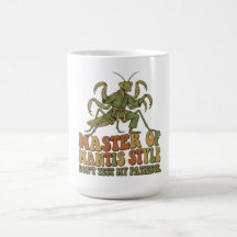 Mestre do Estilo de Karatê Mantis Inseto Divertido