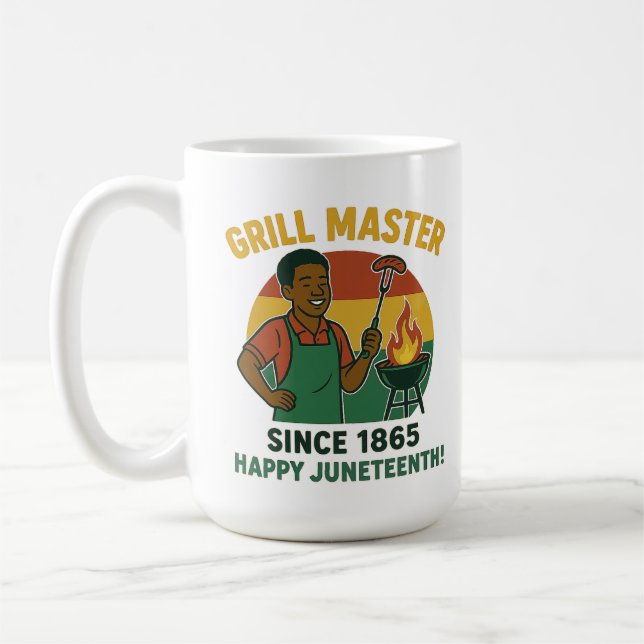 Caneca De Café Mestre Grill Desde 1865 Junetésimo Dia (Esquerda)