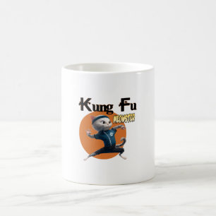 Caneca De Café Mestre Meow do Kung Fu