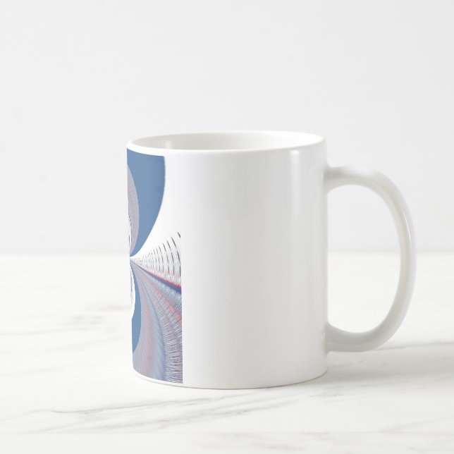 Caneca De Café Metade Azul (Direita)