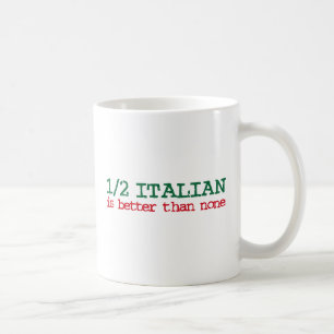 Caneca De Café Metade de italiano