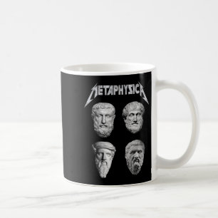 Caneca De Café Metafísica Sócrates Plato Aristóteles Filósofo M