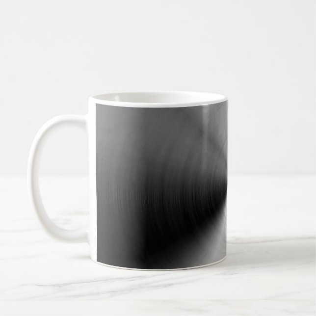 Caneca De Café Metal de prata escovado (Esquerda)