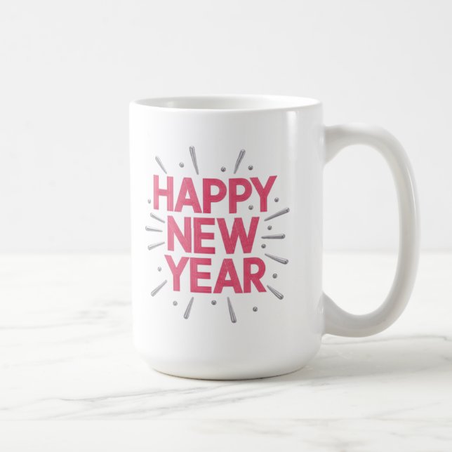 Caneca De Café Metas de Ano Novo (Direita)