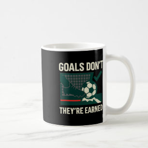 Caneca De Café Metas Não São Distribuídas Gráfico de Fã de Futebo