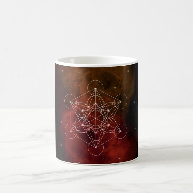 Caneca De Café Metatron, chakra,zen,geométrico sagrado, anjo (Centro)