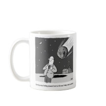 Meteoro Engraçado Atingindo A Terra. Tema Astronôm