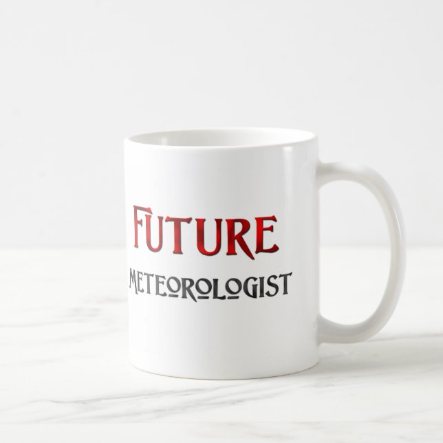 Caneca De Café Meteorologista futuro (Direita)