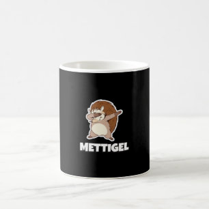 Caneca De Café Mettigel Funny Mett Hedgehog Diz T-Shirt