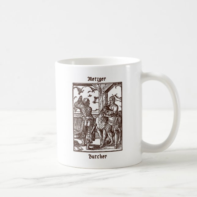 Caneca De Café Metzger - carniceiro (Direita)