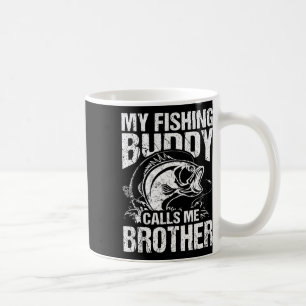 Caneca De Café Meu Amigo de Pesca Me Chama de Irmão Pescador Dive