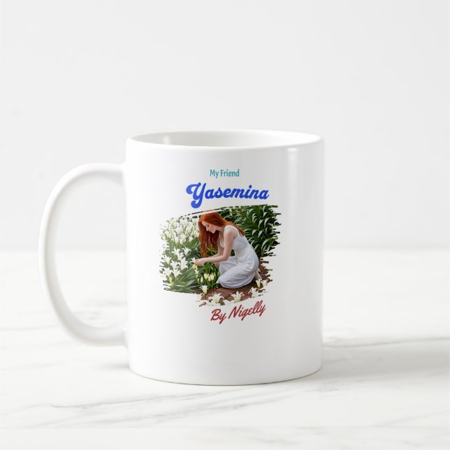 Caneca De Café " Meu Amigo... Y" Clássica Mug, 325 ml (Esquerda)