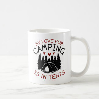 Caneca De Café Meu Amor Por Acampamento