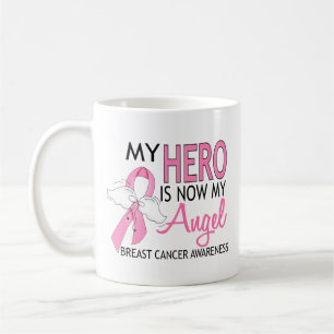 Caneca De Café Meu Aqui É Agora Meu Anjo Câncer de Mama