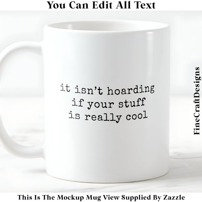 Caneca De Café Meu Artesanato Stash Não Está Mantendo A Citação 0 (Criador carregado)