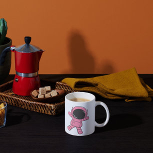Caneca De Café Meu Astronauta Simples Crianças Clássicas Minimali