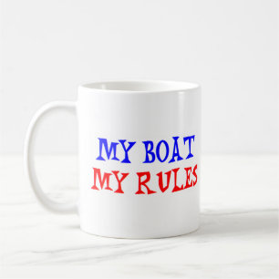 Caneca De Café meu barco, minhas regras