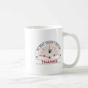 Caneca De Café Meu Barco Não Funciona Com Obrigado Proprietários