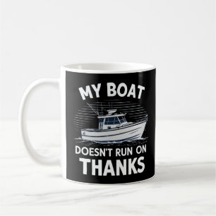 Caneca De Café Meu barco não funciona em proprietários de botes d