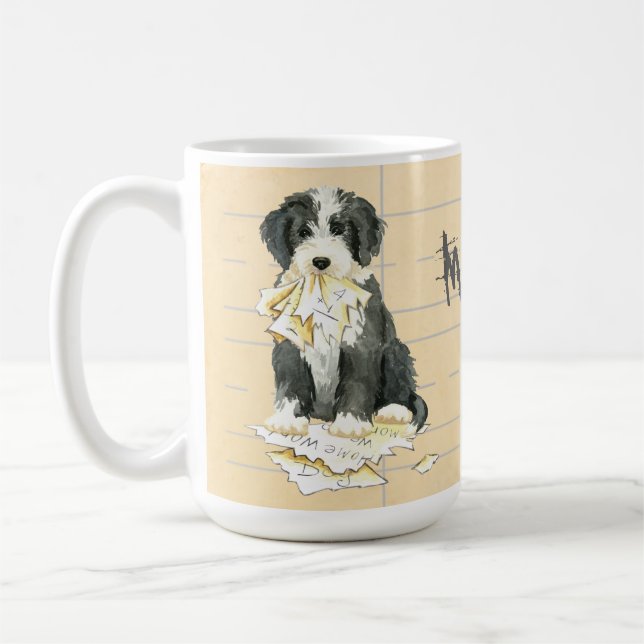Caneca De Café Meu Beardie comeu meus trabalhos de casa (Esquerda)