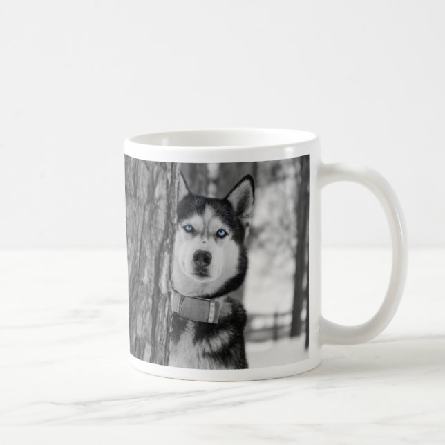 Caneca De Café Meu Bebê Azul Olhos Coffie Mug (Direita)