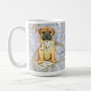 Caneca De Café Meu Bullmastiff Comeu Meu Plano de Lição