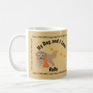 Caneca De Café Meu Cachorro e Eu Adoramos Rally Beardie
