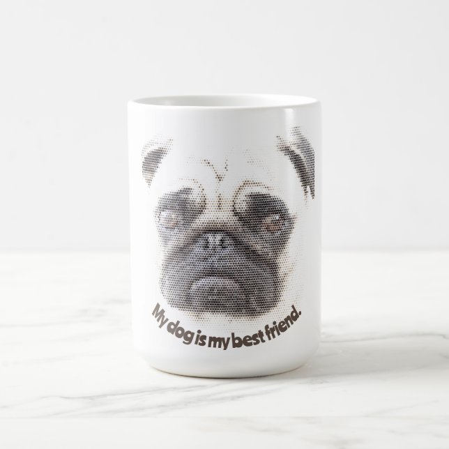 Caneca De Café Meu cachorro é meu melhor amigo. (Centro)