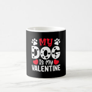 Caneca De Café Meu Cachorro é o Meu Dia de São Valentim Amantes d