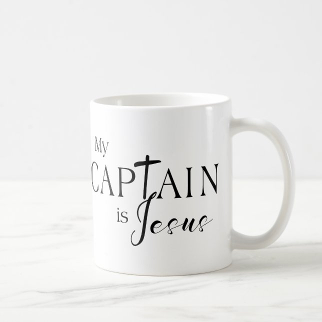Caneca De Café Meu Capitão é Jesus (Direita)