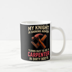 Caneca De Café Meu Cavaleiro De Capa Brilhante Engraçado Marido C